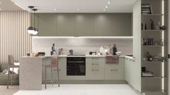 Тренды и новые цвета в дизайне современных кухонь в 2023 году в Колыбельке - kolybelka.mebel54.com | фото