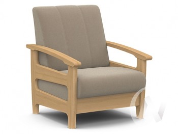 Кресло для отдыха Омега (бук лак/CATANIA LATTE) в Колыбельке - kolybelka.mebel54.com | фото