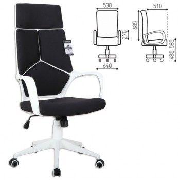 Кресло офисное BRABIX Prime EX-515 (черная ткань) в Колыбельке - kolybelka.mebel54.com | фото