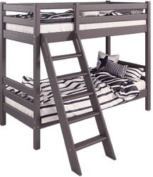 Кровать Соня вариант 10 двухъярусная с наклонной лестницей Лаванда в Колыбельке - kolybelka.mebel54.com | фото