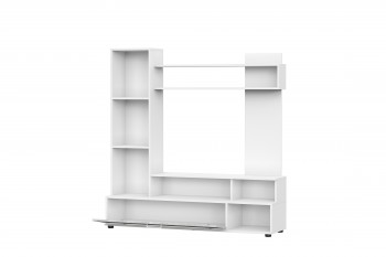 Мебель для гостиной "МГС 9" Белый / Цемент светлый в Колыбельке - kolybelka.mebel54.com | фото