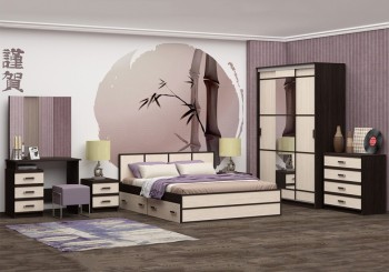 Модульная спальня Сакура в Колыбельке - kolybelka.mebel54.com | фото