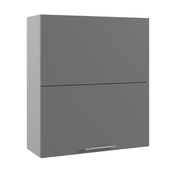 Ройс ПГПМ 800 Шкаф верхний Blum Aventos HF (Графит софт/корпус Серый) в Колыбельке - kolybelka.mebel54.com | фото